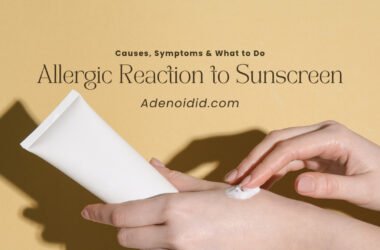 Allergic Reaction to Sunscreen