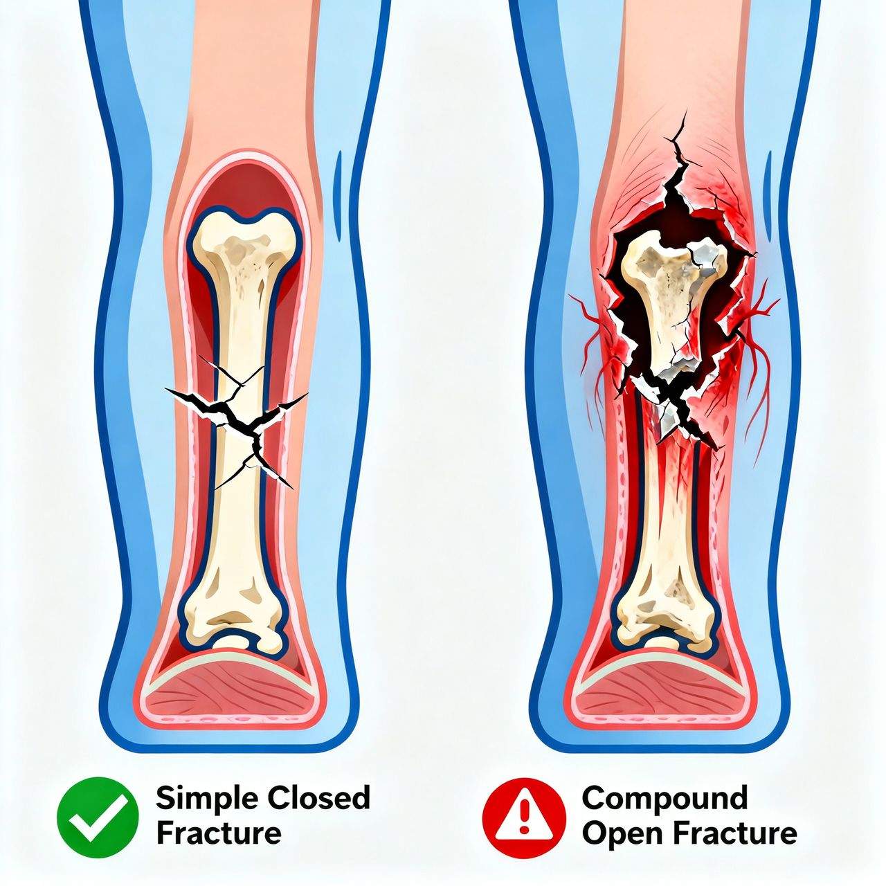 Is Broken & Fracture the Same